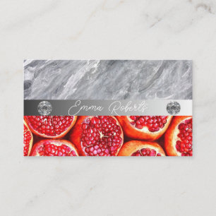Nutrition Therapist Health and Wellness Business Card