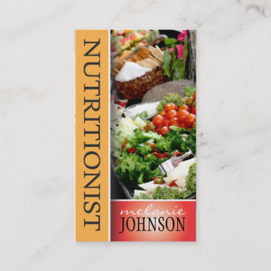 NUTRITIONIST BUSINESS CARD