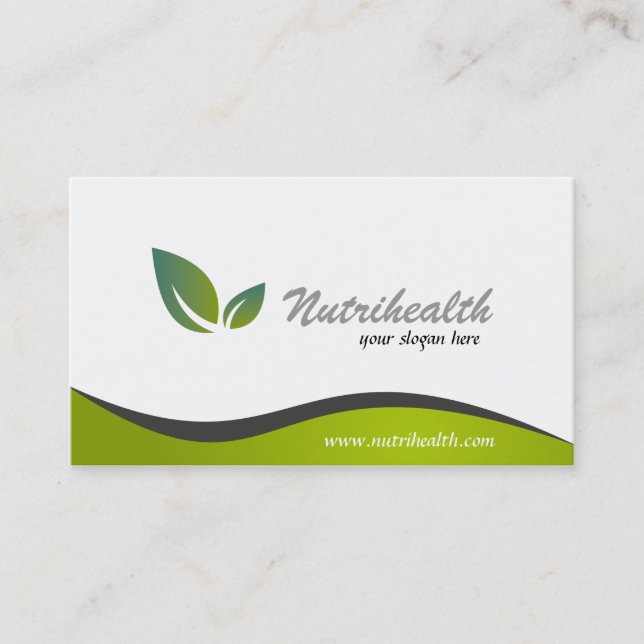 Nutritionist - Business Cards (Front)