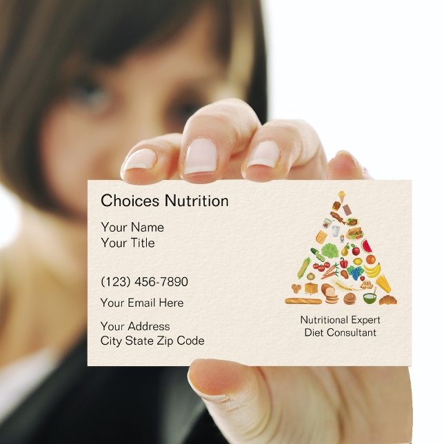 Nutritionist Business Cards (Creator Uploaded)