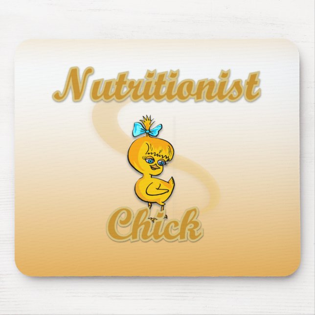 Nutritionist Chick Mouse Pad (Front)