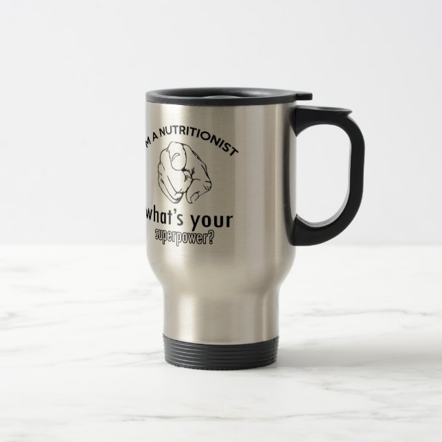 nutritionist design travel mug (Right)