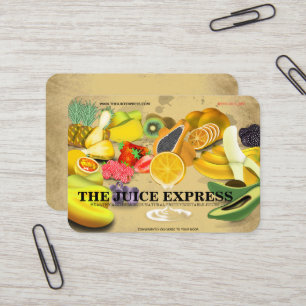 Nutritionist Health Coach Fruits Business Card