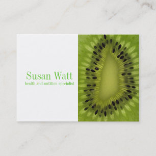Nutritionist Kiwi Business Card