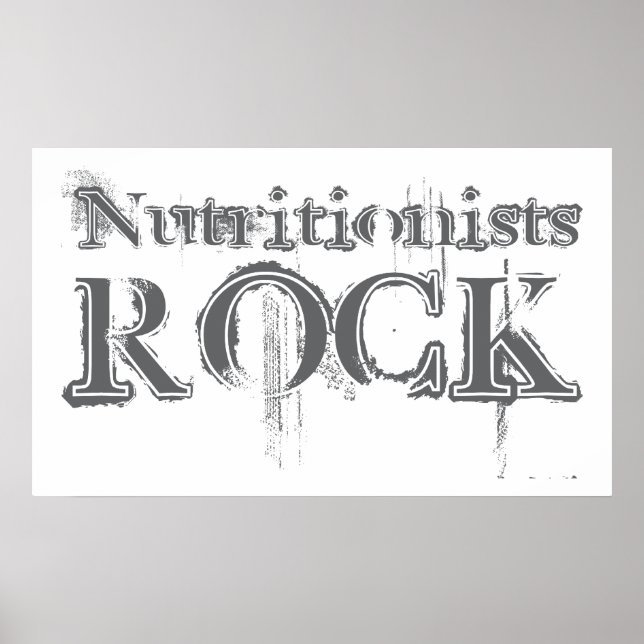 Nutritionists Rock Poster (Front)