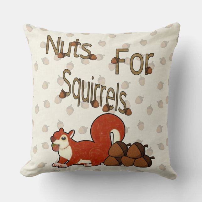 Nuts4Squirrels Cushion (Front)