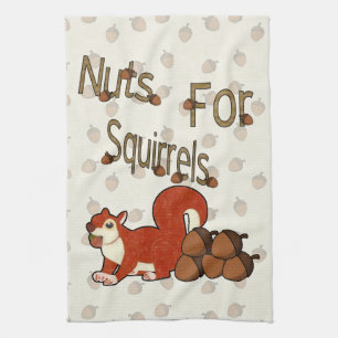 Nuts4Squirrels Tea Towel