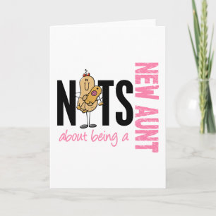 Nuts About Being A New Aunt 1 Pink Card