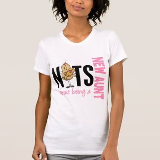 Nuts About Being A New Aunt 1 Pink T-Shirt
