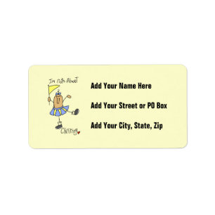 Nuts About Cheering T-shirts and Gifts Label