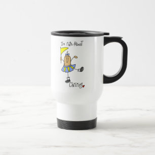 Nuts About Cheering T-shirts and Gifts Travel Mug