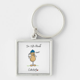 Nuts About Coaching T-shirts and Gifts Key Ring
