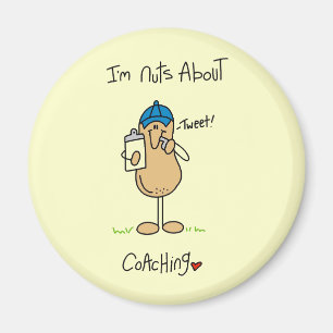 Nuts About Coaching T-shirts and Gifts Magnet
