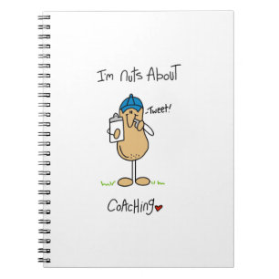 Nuts About Coaching T-shirts and Gifts Notebook
