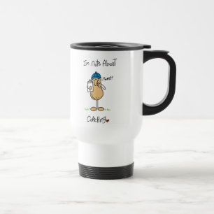 Nuts About Coaching T-shirts and Gifts Travel Mug