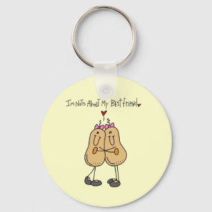 Nuts About My Best Friend T-shirts and Gifts Key Ring