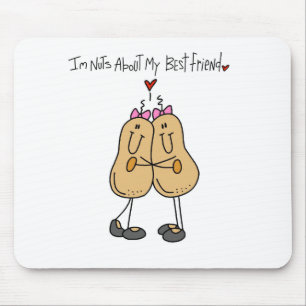 Nuts About My Best Friend T-shirts and Gifts Mouse Pad