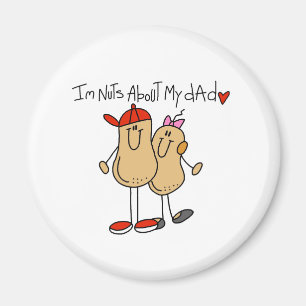 Nuts About My Dad-Girl Magnet
