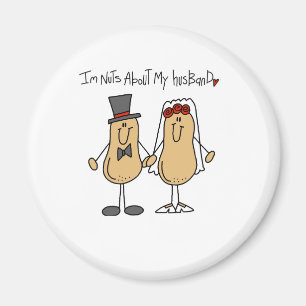 Nuts About My Husband Magnet
