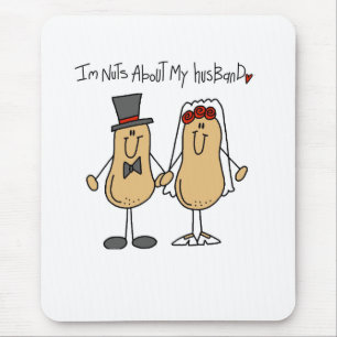 Nuts About My Husband Mouse Pad