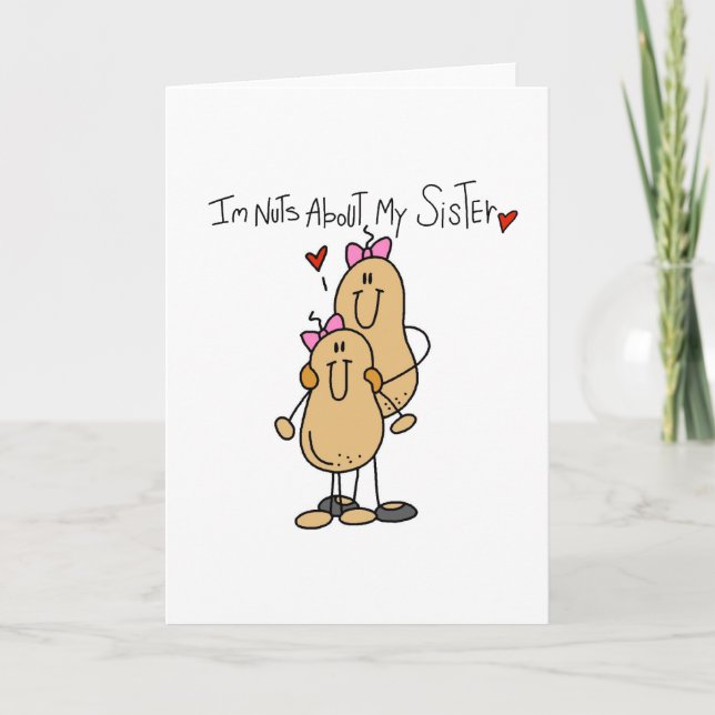 Nuts About My Sister Card (Front)