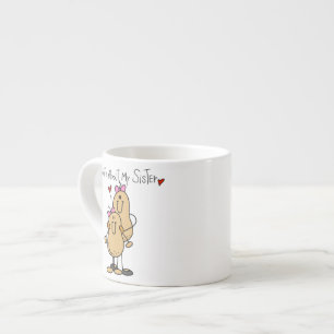 Nuts About My Sister T-shirts and Gifts Espresso Cup