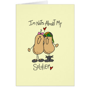 Nuts About My Soldier T-shirts and Gifts