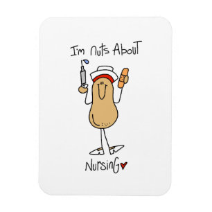 Nuts About Nursing T-shirts and Gifts Magnet