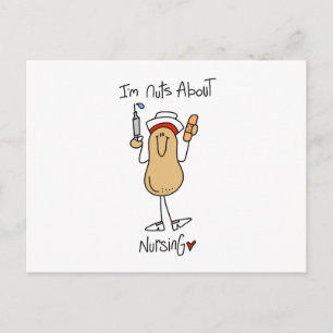 Nuts About Nursing T-shirts and Gifts Postcard