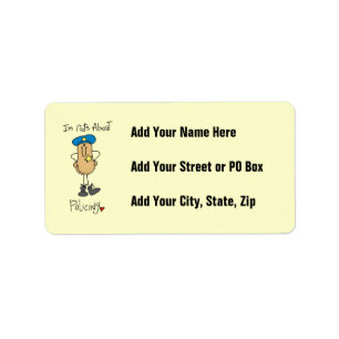 Nuts About Policing T-shirts and Gifts Label