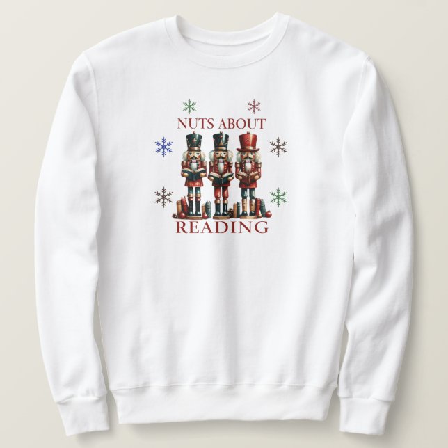 Nuts About Reading Sweatshirt (Design Front)