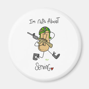 Nuts About Serving Magnet