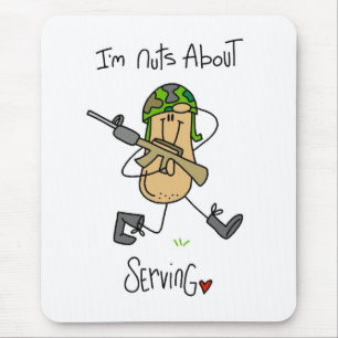 Nuts About Serving Mouse Pad