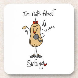 Nuts About Singing T-shirts and Gifts Coaster