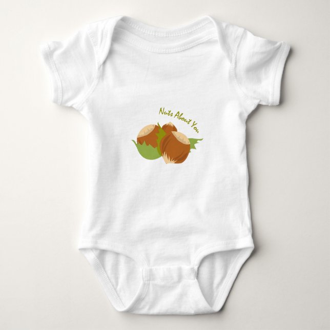 Nuts About You Baby Bodysuit (Front)