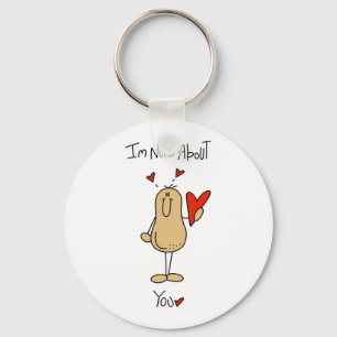 Nuts About You T-shirts and Gifts Key Ring