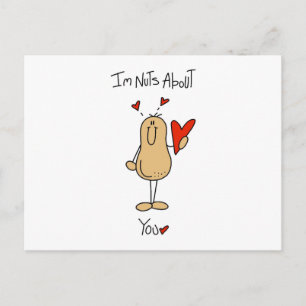 Nuts About You T-shirts and Gifts Postcard