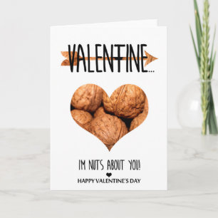 Nuts about you Valentine's Day Holiday Card