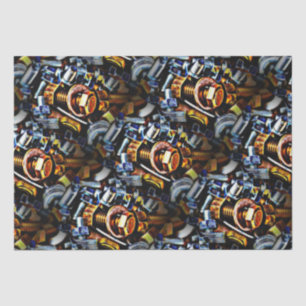 Nuts and Bolts Pop Art Tissue Paper