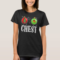 Nuts Chest Christmas Funny Matching Couple Chestnu