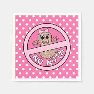 Nuts or No Nuts gender reveal napkins