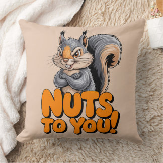 Nuts To You Squirrel Cushion