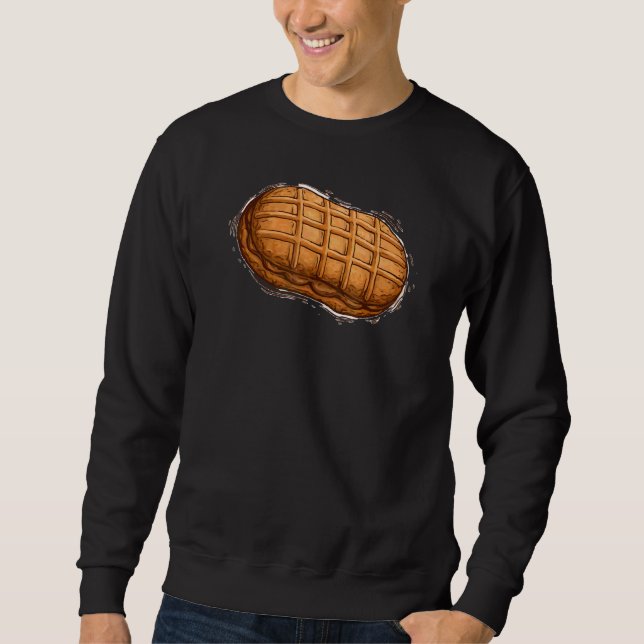 Nutter Butter Cookies Couples Group Party Hallowee Sweatshirt (Front)