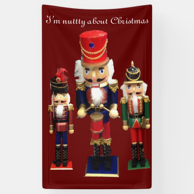 “Nutty about Chrstmas” Banner (Vertical)