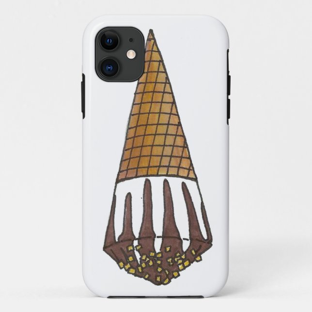 Nutty Buddy Chocolate Peanut Ice Cream Cone Case (Back)