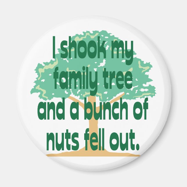 Nutty Family Magnet (Front)