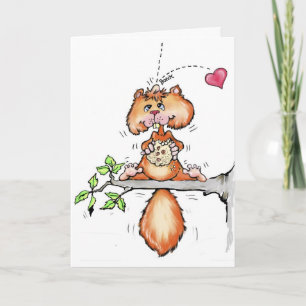 Nutty Valentine Holiday Card