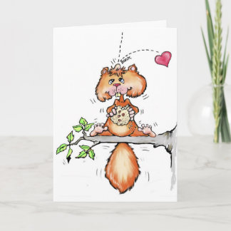 Nutty Valentine Holiday Card