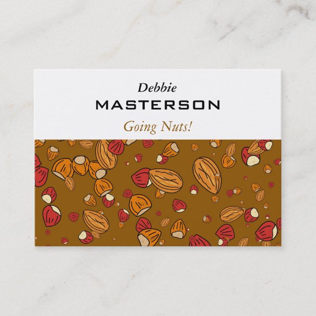 Nutty Wallpaper Business Card (Front)