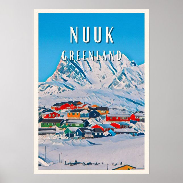 Nuuk, la ville polaire aux paysages époustouflants poster (Front)